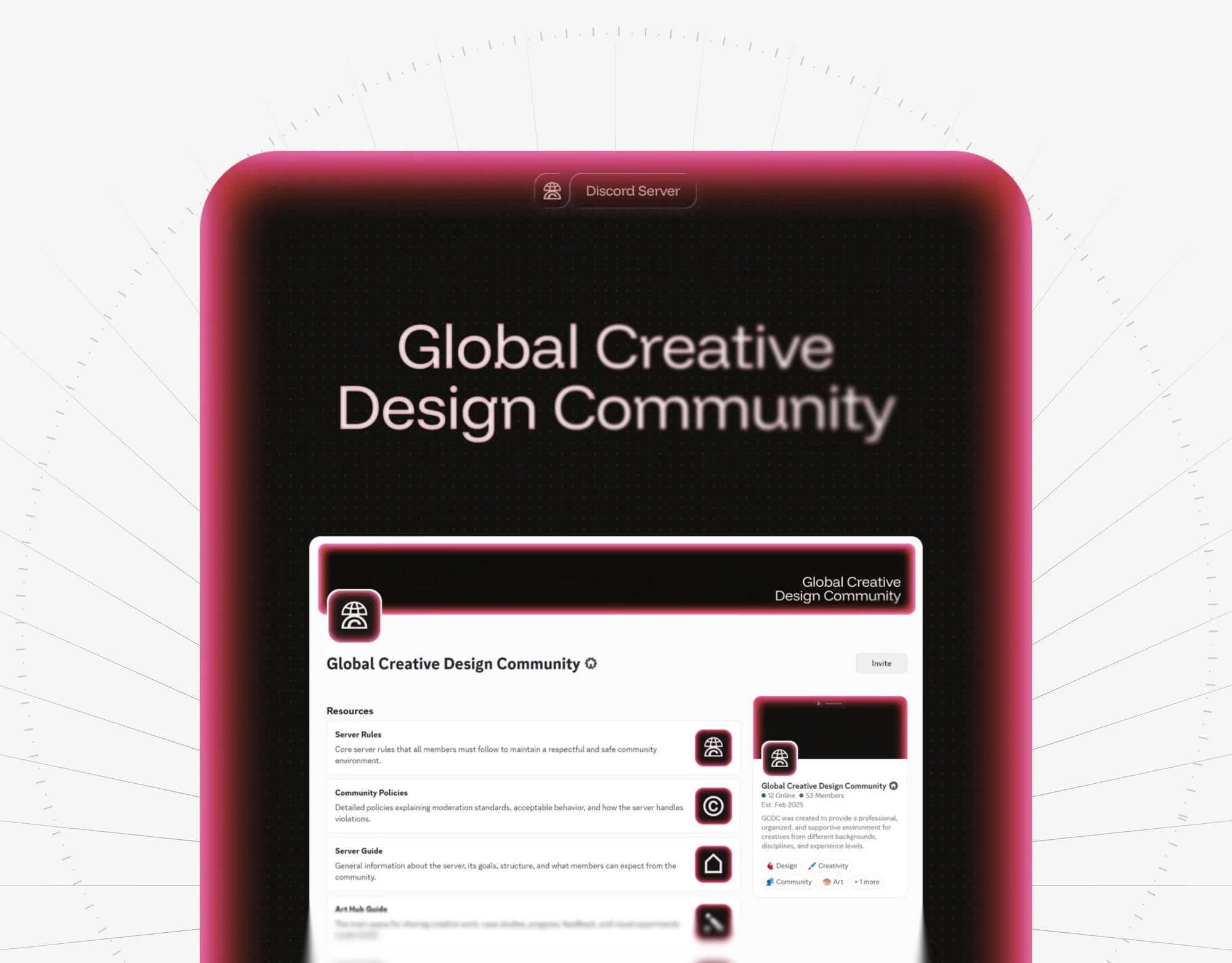 Global Creative Design Community project preview